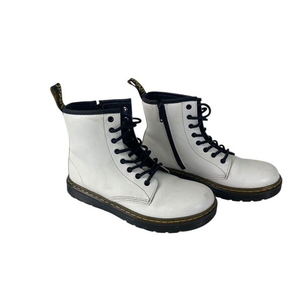 Dr Martens sz 5 White ZAVALA J Aw004 Original Air Wair Leather bounce - Picture 3 of 8